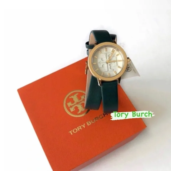 Tory Burch Leather Gigi Wrap Watch